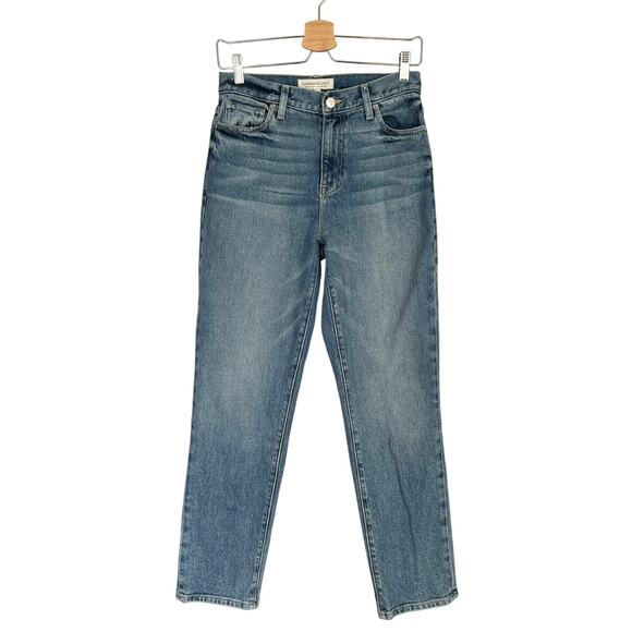 Current/Elliott The Boyfriend Jeans Denim Blue Women’s Sz 25 High Rise Straight - Picture 2 of 11